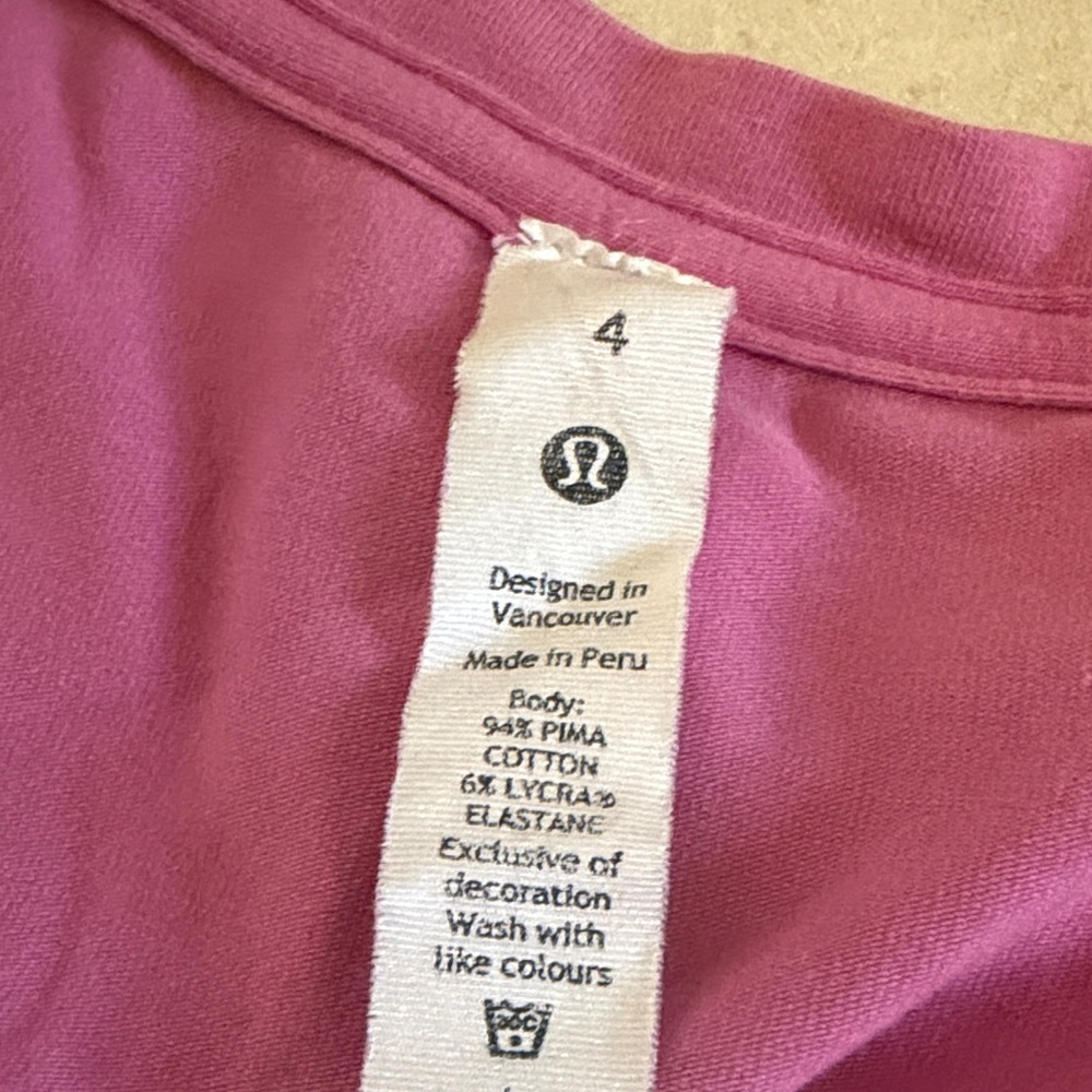 Lululemon Athletica Magenta Tank Top - Picture 2 of 4